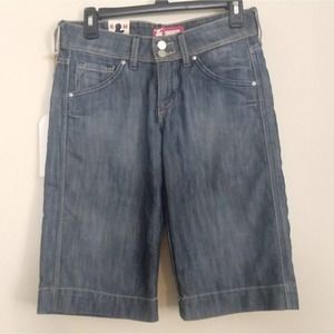 H & M Denim Bermuda Fit Shorts 25